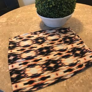 Form fitting mini skirt